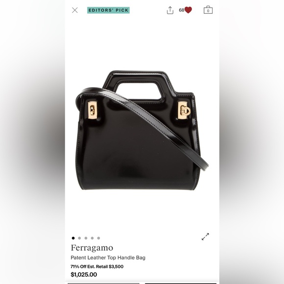 Ferragamo Gancini Wanda with crossbody strap vintage - Picture 16 of 17